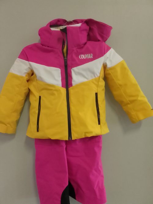 Colmar completo sci rosa giallo 4 anni